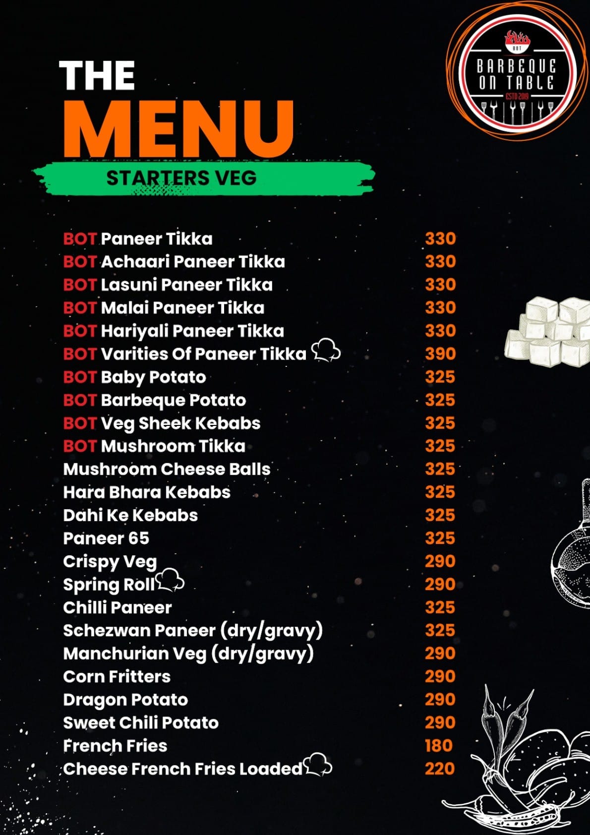 Menu Page 6